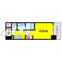 エスリード大阪デュアルゲートの物件間取画像